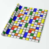 Papier Cadeau Mot de passe coloré (Déroulé)
