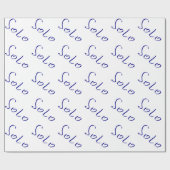 Papier Cadeau Mot solo (Plat)