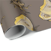 Papier Cadeau Moth (Coin rond)