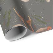 Papier Cadeau Moth (Coin rond)