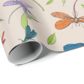 Papier Cadeau Moth (Coin rond)