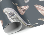 Papier Cadeau Moth (Coin rond)