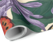 Papier Cadeau Moth (Coin rond)