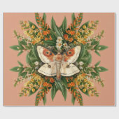 Papier Cadeau Moth Simple Prairie Murmurante (Plat)