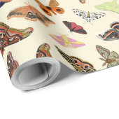 Papier Cadeau Moths Cottagecore (Coin rond)