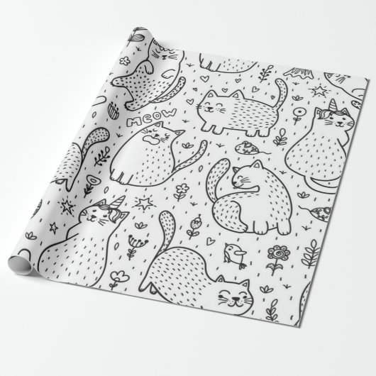 Papier Cadeau Motif (Déroulé)
