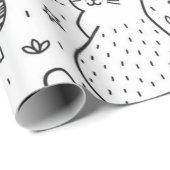 Papier Cadeau Motif (Coin rond)