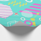 Papier Cadeau motif 90s géométrique (Coin)