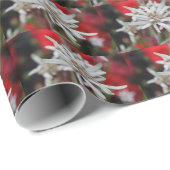 Papier Cadeau Motif à carreaux Edelweiss (Coin rond)