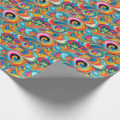 Papier Cadeau Motif à carreaux rétro (Coin)