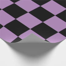 Motif à carreaux violet et noir