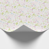 Papier Cadeau motif à fleurs (Coin)