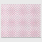 Papier Cadeau Motif à fleurs roses (Plat)