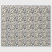 Papier Cadeau Motif à galets muraux (Plat)