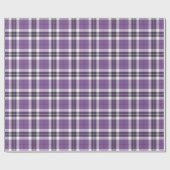 Papier Cadeau Motif à la mode écossais pourpre de plaid de (Plat)