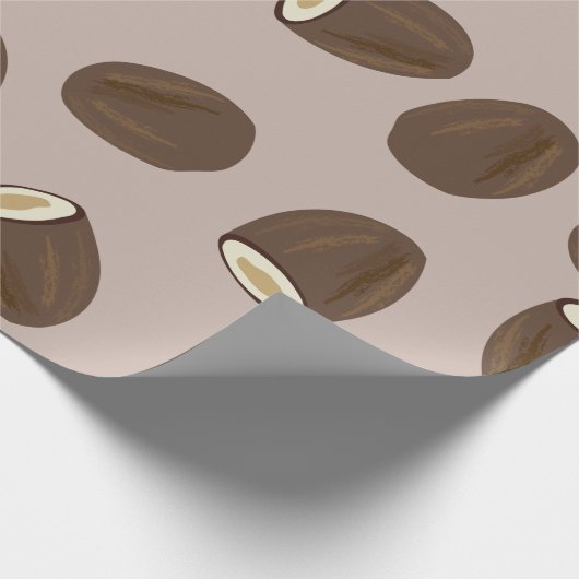 Papier Cadeau Motif à la noix de coco (Coin)
