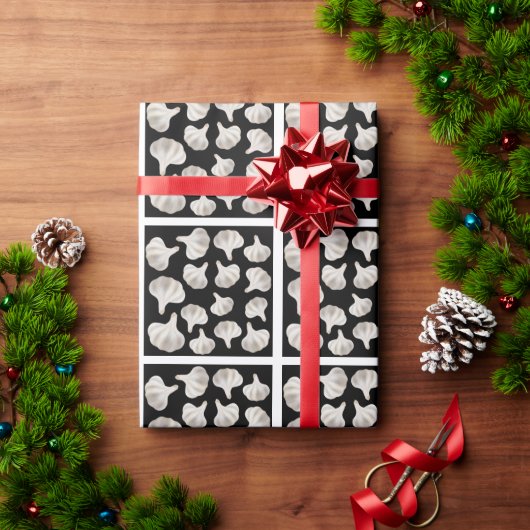 Papier Cadeau Motif à l'ail (Cadeau de vacances)