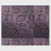 Papier Cadeau motif à l'échelle de la couleuvre (Plat)