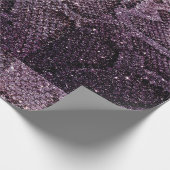 Papier Cadeau motif à l'échelle de la couleuvre (Coin)