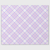 Papier Cadeau Motif à plis violet et rose (Plat)