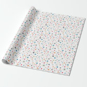 Papier Cadeau Motif à points (Déroulé)