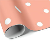 Papier Cadeau Motif à pois (Coin rond)