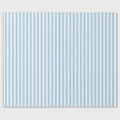 Papier Cadeau Motif à rayures bleu et blanc Placid (Plat)