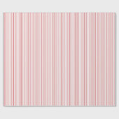 Papier Cadeau Motif à rayures fines de bonbon en rose et rouge f (Plat)
