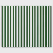 Papier Cadeau Motif à rayures vert et blanc (Plat)