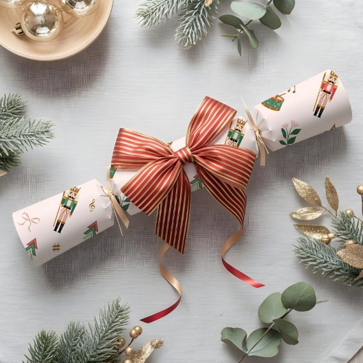 Papier Cadeau Motif à ruban pour Noeud de Noël