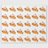 Papier Cadeau Motif à tarte Boho aquarelle (Plat)