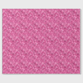Papier Cadeau Motif à tissage Carré rose chaud (Plat)
