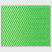 Papier Cadeau Motif à vagues Art déco - vert jade (Plat)