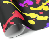 Papier Cadeau Motif abstrait (Coin rond)