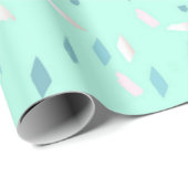 Papier Cadeau Motif abstrait (Coin rond)