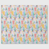 Papier Cadeau motif Abstrait (Plat)