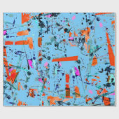 Papier Cadeau Motif abstrait (Plat)