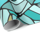 Papier Cadeau Motif abstrait (Coin rond)