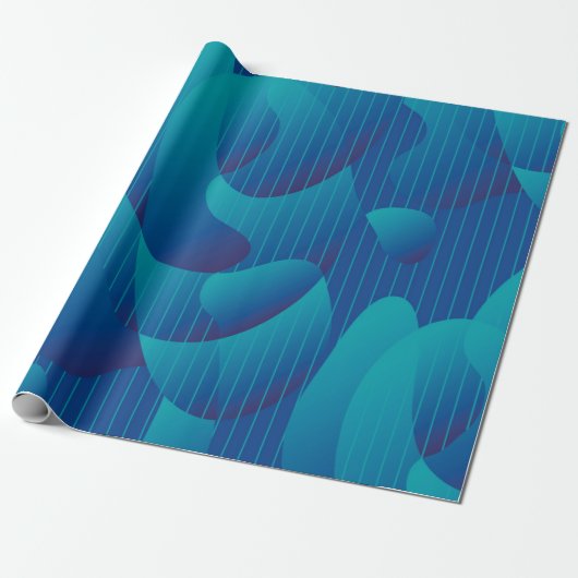 Papier Cadeau Motif abstrait (Déroulé)