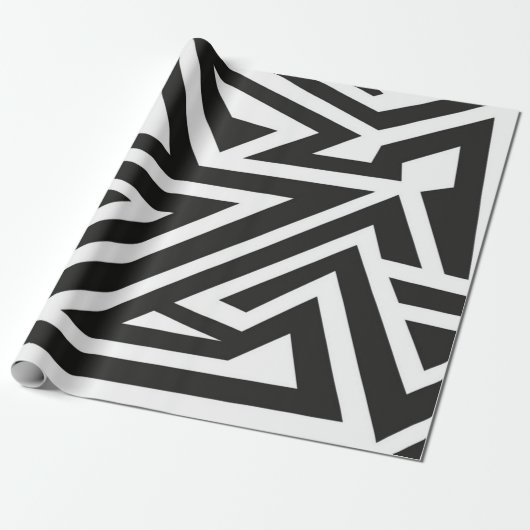 Papier Cadeau Motif abstrait (Déroulé)