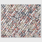 Papier Cadeau Motif abstrait (Plat)