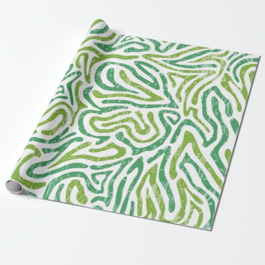 Papier Cadeau Motif abstrait (Déroulé)