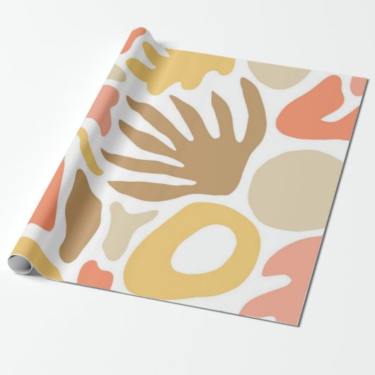 Papier Cadeau Motif abstrait (Déroulé)