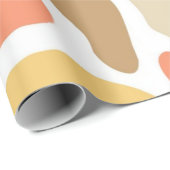 Papier Cadeau Motif abstrait (Coin rond)