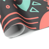 Papier Cadeau Motif abstrait (Coin rond)