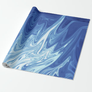 Papier Cadeau Motif abstrait aquarelle