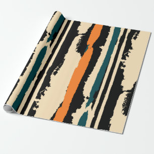Papier Cadeau Motif Abstrait aquarelle transparente avec grunge