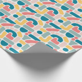 Papier Cadeau Motif Abstrait coloré (Coin)