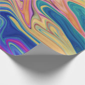 Papier Cadeau Motif abstrait coloré (Coin)