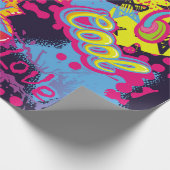Papier Cadeau motif Abstrait d'adolescents grognon sans soudure. (Coin)